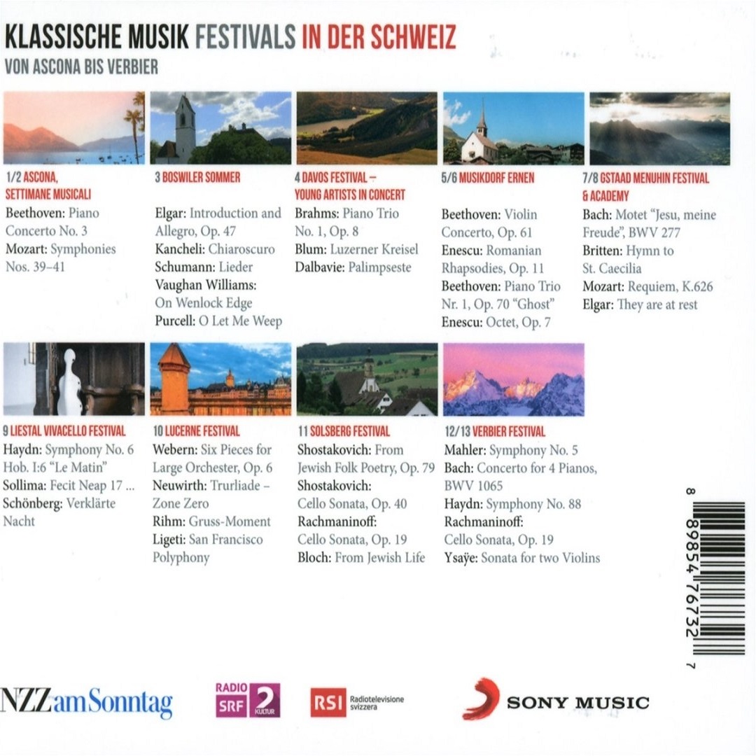 스위스 음악제 라이브 (Festival - Classical Music in Switzerland)