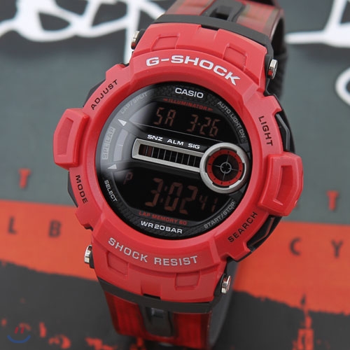 카시오 정품 G-SHOCK GD200-4D 유리섬유밴드