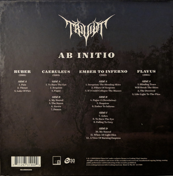 Trivium (트리비움) - Ember To Inferno : Ab Initio [5색 컬러 5LP 박스세트]
