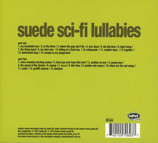 Suede - Sci-Fi Lullabies 스웨이드 B사이드 모음집 [Deluxe Edition]
