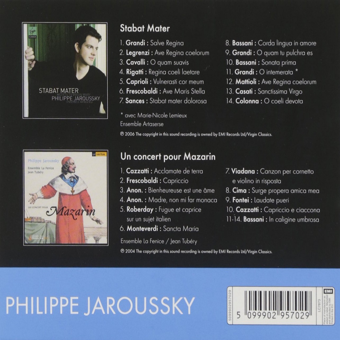 Philippe Jaroussky 스타바트 마테르 / 마자랭 (Stabat Mater / Un Concert pour Mazarin)