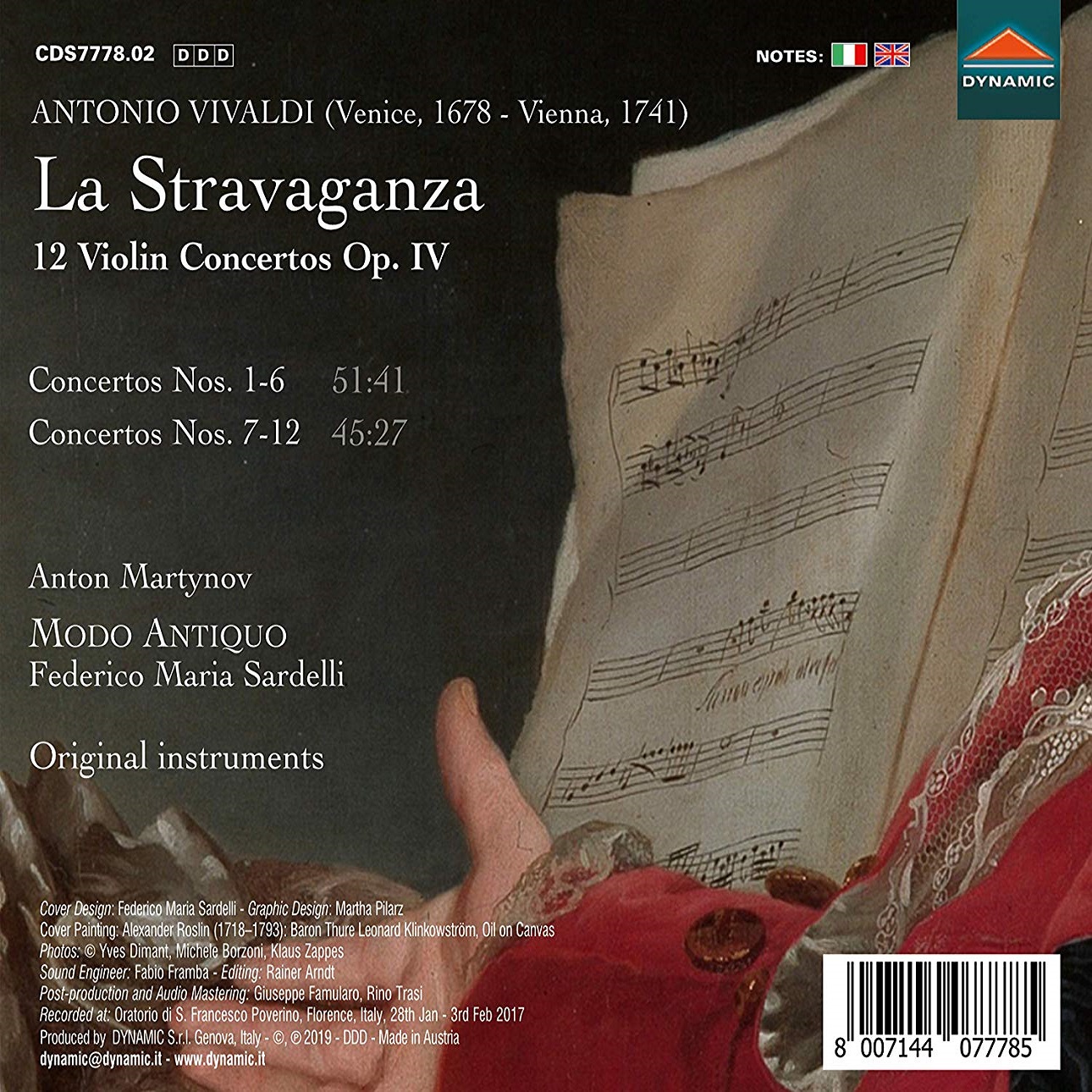 Anton Martynov 비발디: 라 스트라바간차 (Vivaldi: La stravaganza, Op. 4)
