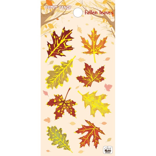 [쁘띠팬시] 아름다운 꽃 스티커(드라이플라워,가을,나뭇잎)