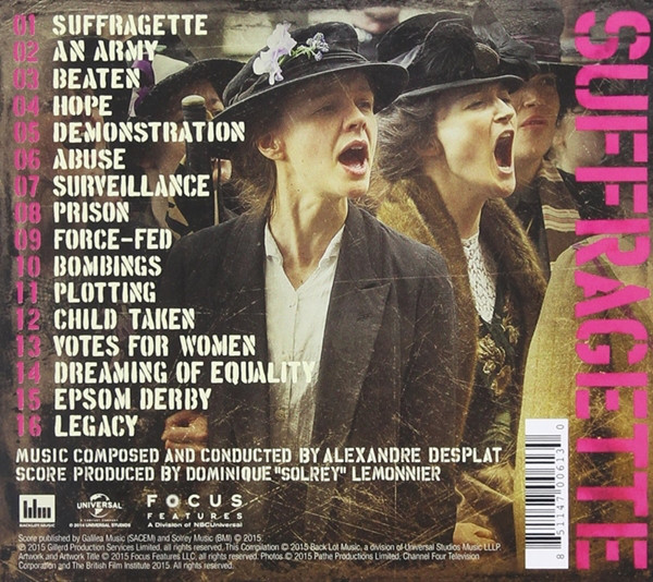 Alexandre Desplat 서프러제트 영화음악 (Suffragette Original Soundtrack) 