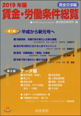 ’19 賃金.勞はたら條件總覽 賃金交涉編