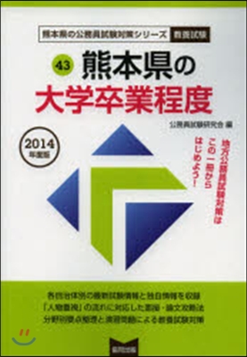 熊本縣の大學卒業程度 敎養試驗 2014年度版