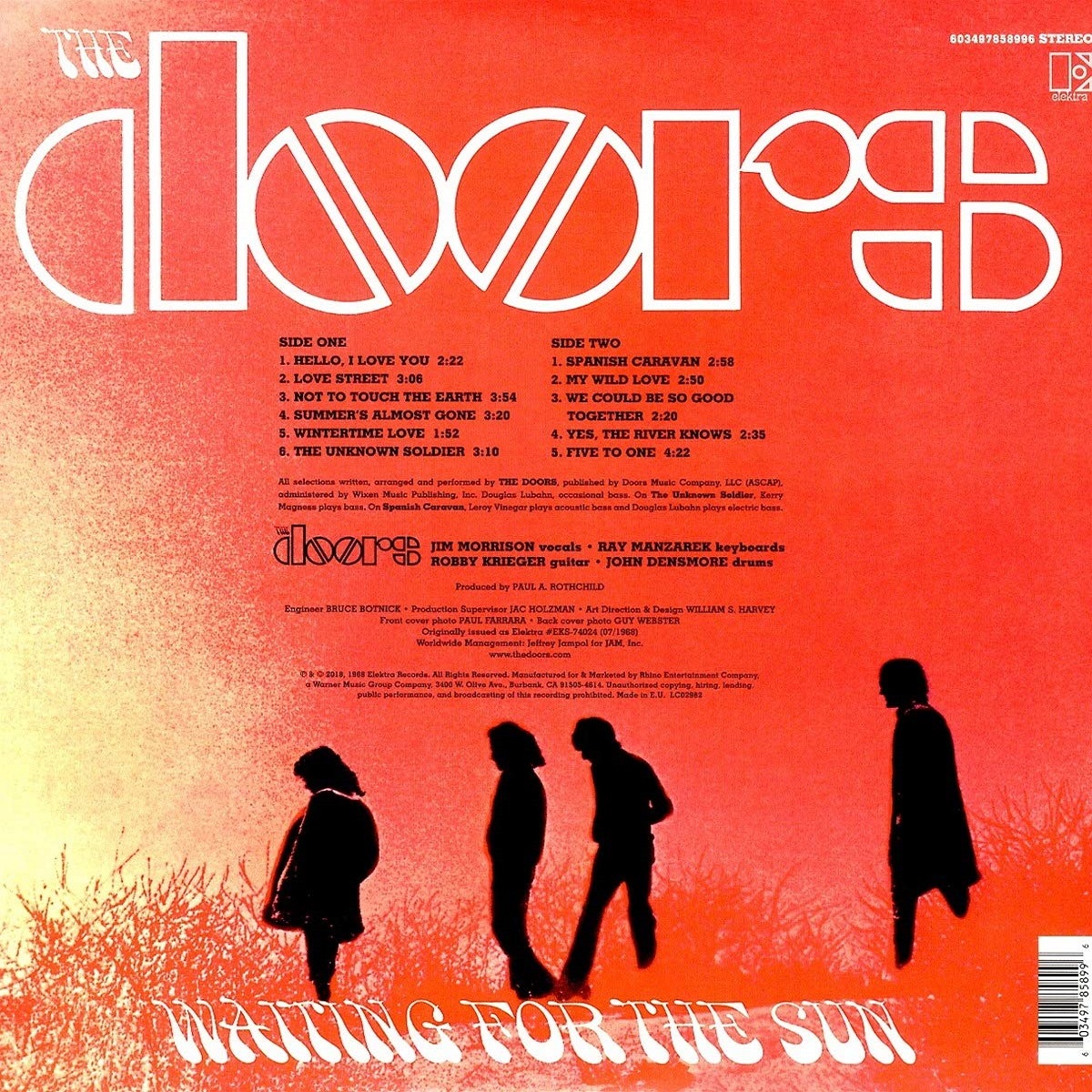 The Doors (도어스) - 3집 Waiting For The Sun [LP]