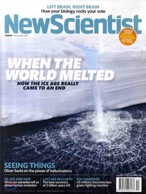 New Scientist (주간) : 2012년 11월 03일자