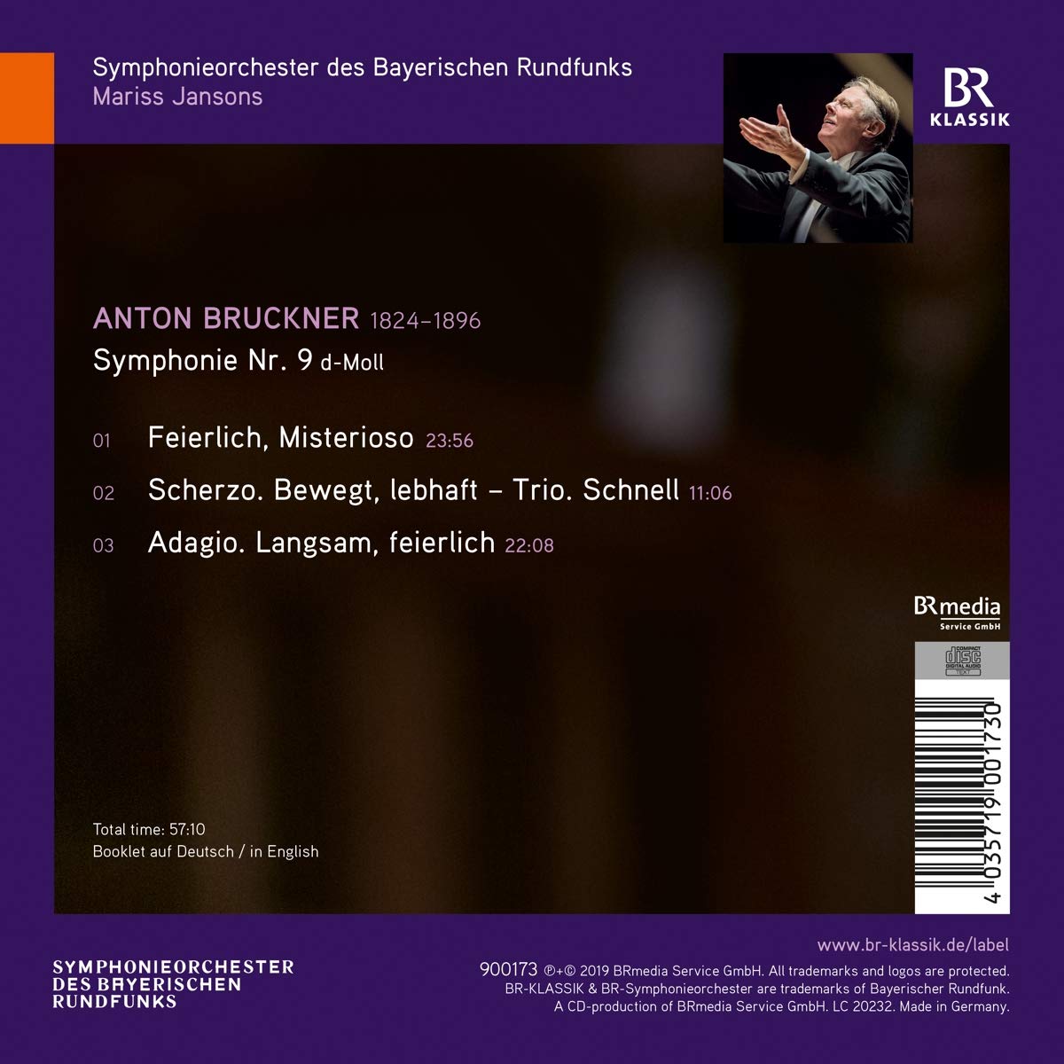 Mariss Jansons 안톤 브루크너: 교향곡 9번 - 마리스 얀손스 (Bruckner: Symphony No.9) 