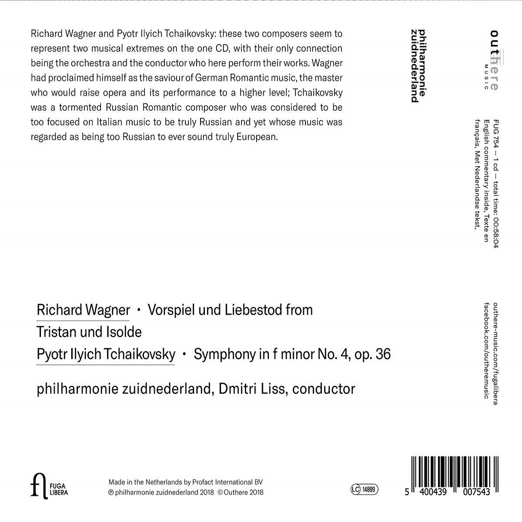 Dmitri Liss 바그너: '트리스탄과 이졸데' 전주곡과 사랑의 죽음 / 차이코프스키: 교향곡 4번 (Wagner: Vorspiel und Liebestod / Tchaikovsky: Symphony Op. 36)