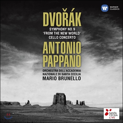 Mario Brunello / Antonio Pappano 드보르작: 교향곡 9번 `신세계로부터`, 첼로 협주곡 - 마리오 브루넬 안토니오 파파노 (Dvorak: Symphony No.9 `From the New World`, Cello Concerto Op.104)