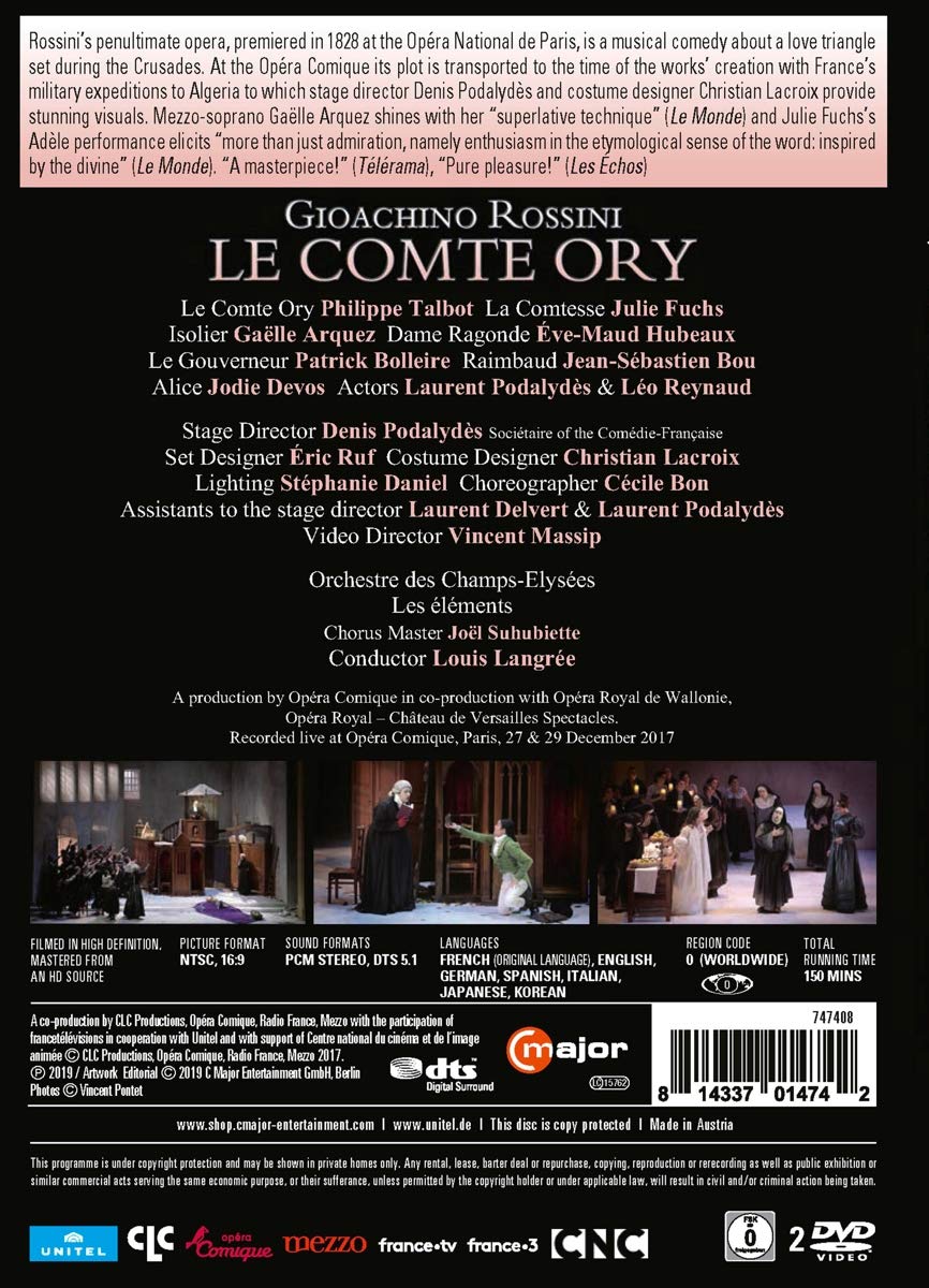 Philippe Talbot 로시니: 오페라 '오리 백작' (Rossini: Le Comte Ory)