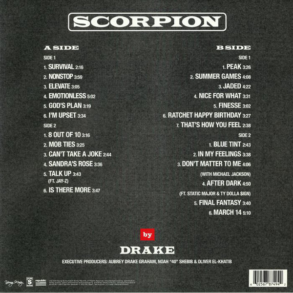 Drake (드레이크) - 5집 Scorpion [2LP]
