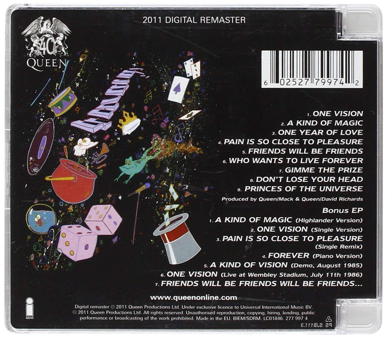 Queen (퀸) - 12집 A Kind Of Magic [2CD]