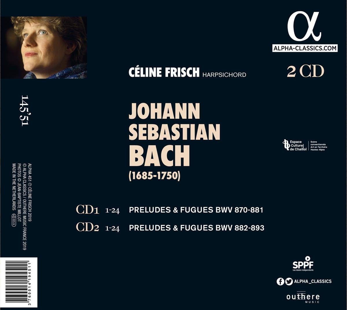 Celine Frisch 바흐: 평균율 클라비어곡집 2권 (Bach: The Well-Tempered Clavier Book II)