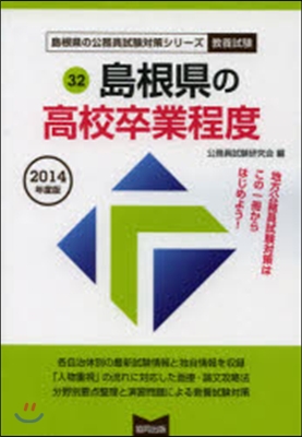 ’14 島根縣の高校卒業程度