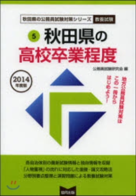 ’14 秋田縣の高校卒業程度