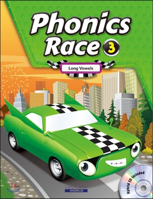 Phonics Race 3 : Student Book (Paperback + Workbook + CD 2장)