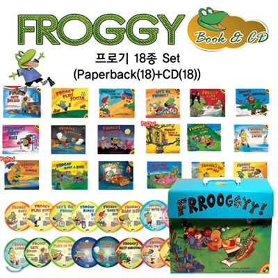 Froggy 프로기 18종 Set (Paperback(18)+CD(18))