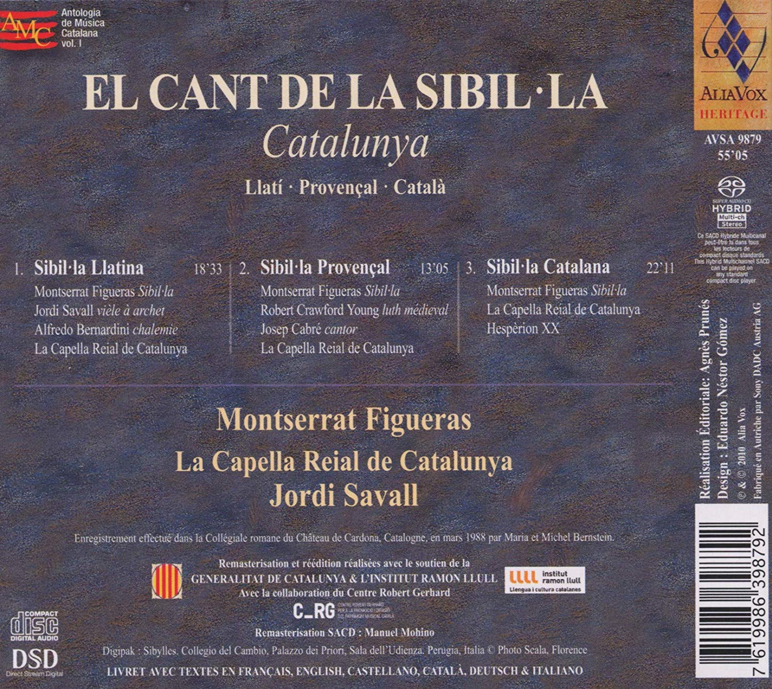 Montserrat Figueras 시빌라의 노래: 카탈루냐편 (El Cant De La Sibilla)