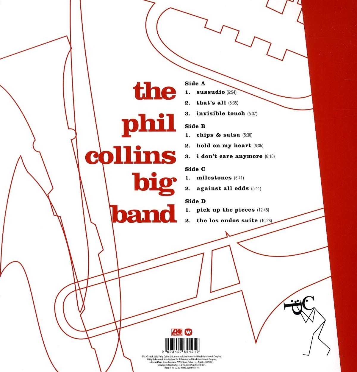 Phil Collins Big band (필 콜린스 빅 밴드) - A Hot Night In Paris [2LP]