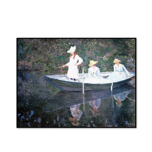[The Bella] 모네 - 노르웨이식 나룻배 (지베르니의 나룻배) In the Norvegienne Boat at Giverny