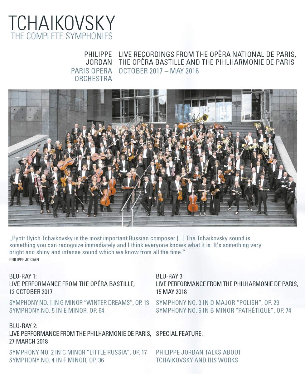 Philippe Jordan 차이코프스키: 교향곡 전곡 실황 (Tchaikovsky: The Complete Symphonies)