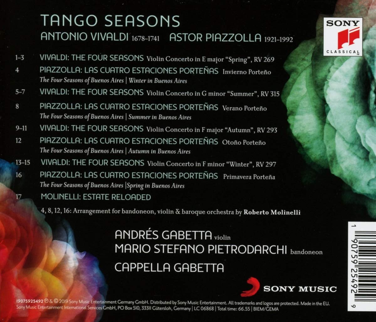 Andres Gabetta 비발디: 사계 / 피아졸라: 부에노스 아이레스의 사계 (Tango Seasons)