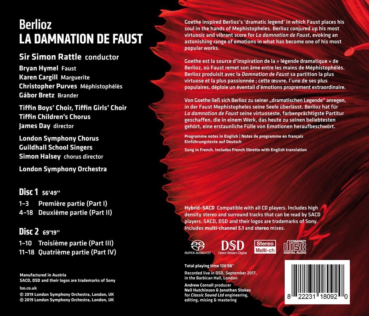 Simon Rattle 베를리오즈: 파우스트의 겁벌 (Berlioz: The Damnation of Faust)