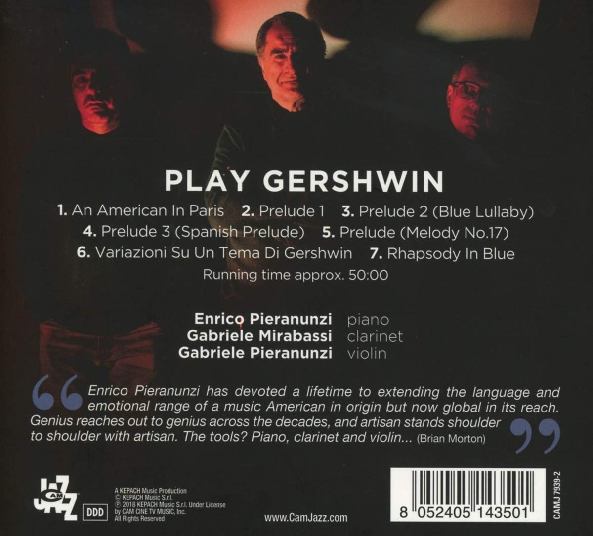 Enrico Pieranunzi (엔리코 피에라눈치) - Play Gershwin