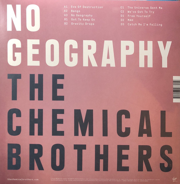 The Chemical Brothers - No Geography 케미컬 브라더스 9집 [2LP]