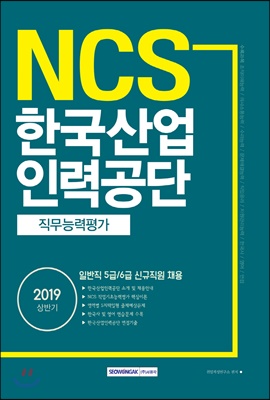 2019 상반기 기쎈 NCS 한국산업인력공단 직무능력평가