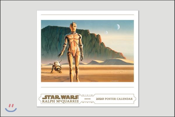 Star Wars Art: Ralph Mcquarrie 2020 Poster Calendar