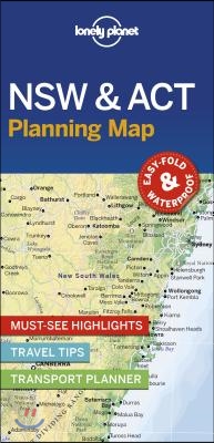 Lonely Planet New South Wales &amp; ACT Planning Map