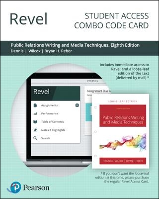 Revel for Public Relations Writing and Media Techniques -- Combo Access Card