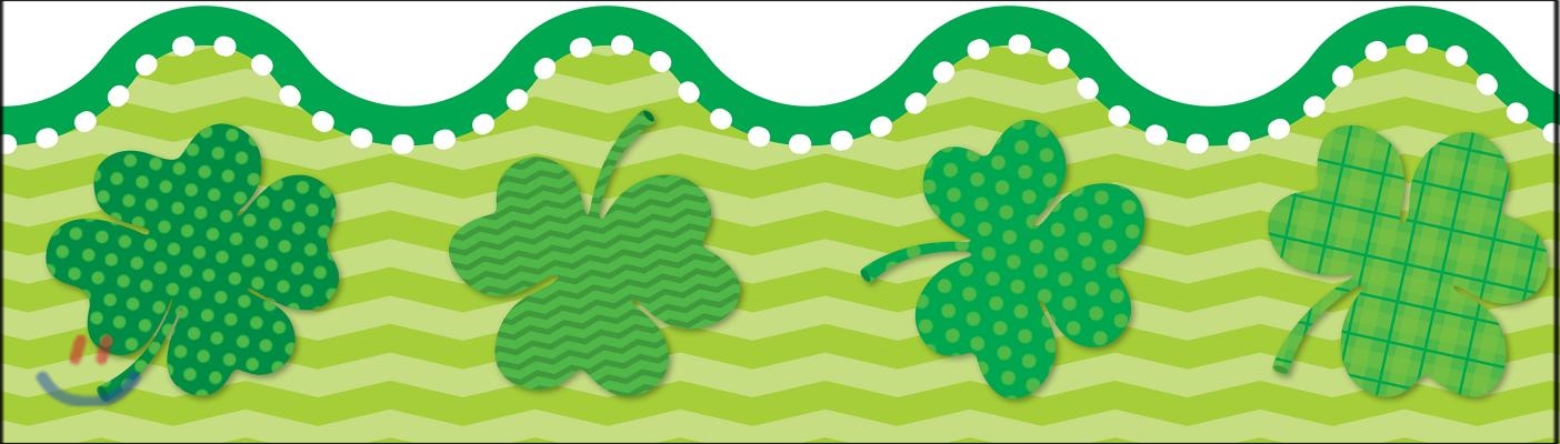 St. Patrick's Day Scalloped Borders