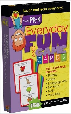 Everyday Fun and Game Cards Activity Cards, Grades Pk - K