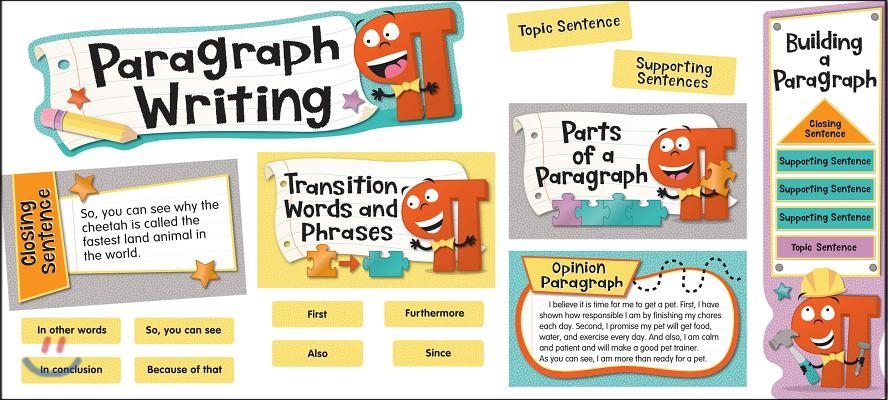 Paragraph Writing Mini Bulletin Board Set