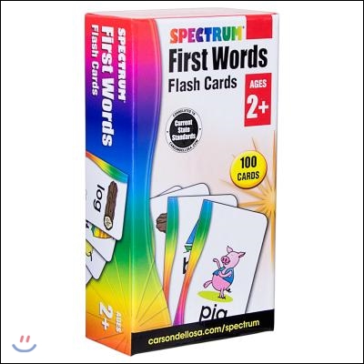 Spectrum First Words Flash Cards