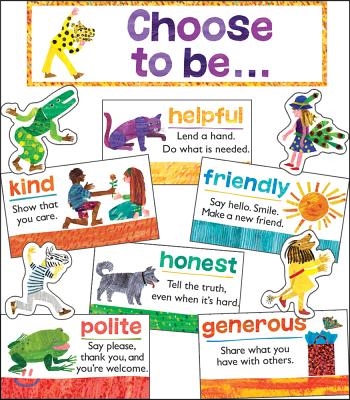 World of Eric Carle Positive Character Traits Mini Bulletin Board Set