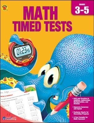 Brighter Child Book of Math Timed Tests, Grades 3-5