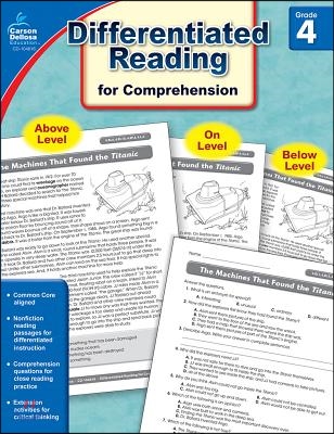 Common Core Differentiated Reading for Comprehension, Grade 4