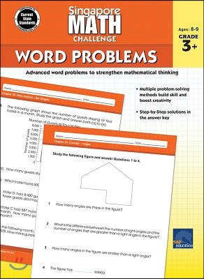 Singapore Math Challenge Word Problems, Grades 3 - 5: Volume 2