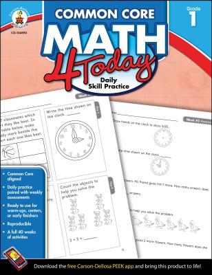 Common Core Math 4 Today, Grade 1: Daily Skill Practice Volume 4