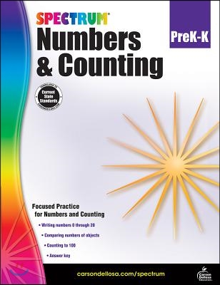 Numbers & Counting, Grades Pk - K: Volume 111