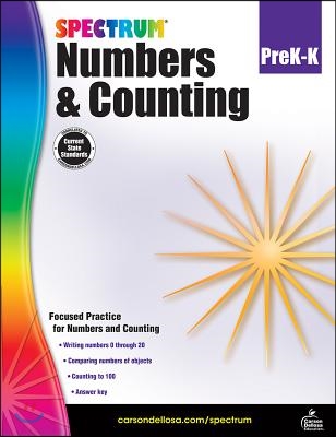 Numbers &amp; Counting, Grades Pk - K: Volume 111