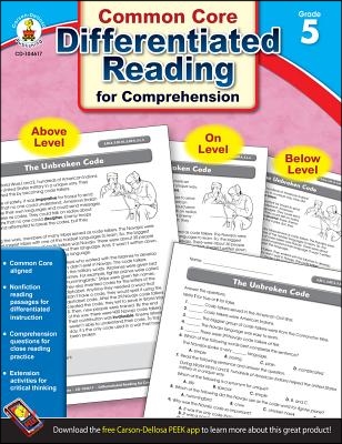 Common Core Differentiated Reading for Comprehension, Grade 5