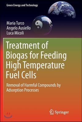 Treatment of Biogas for Feeding High Temperature Fuel Cells: Removal of Harmful Compounds by Adsorption Processes