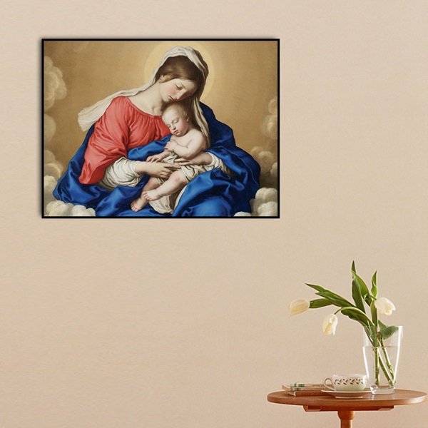 사소페라토 : 성모 마리아와 아기 예수 Sassoferrato - Madonna and Child