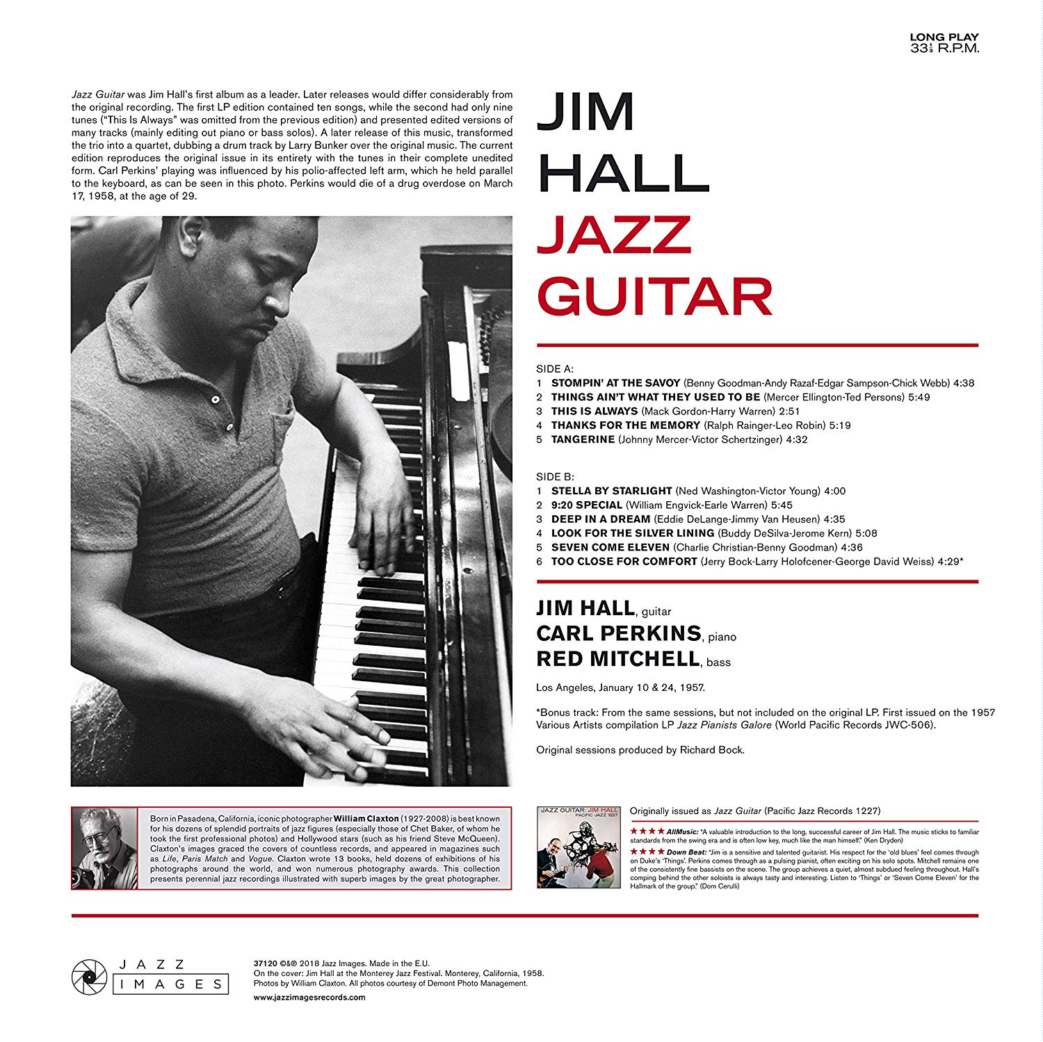 Jim Hall (짐 홀) - Jazz Guitar [LP]
